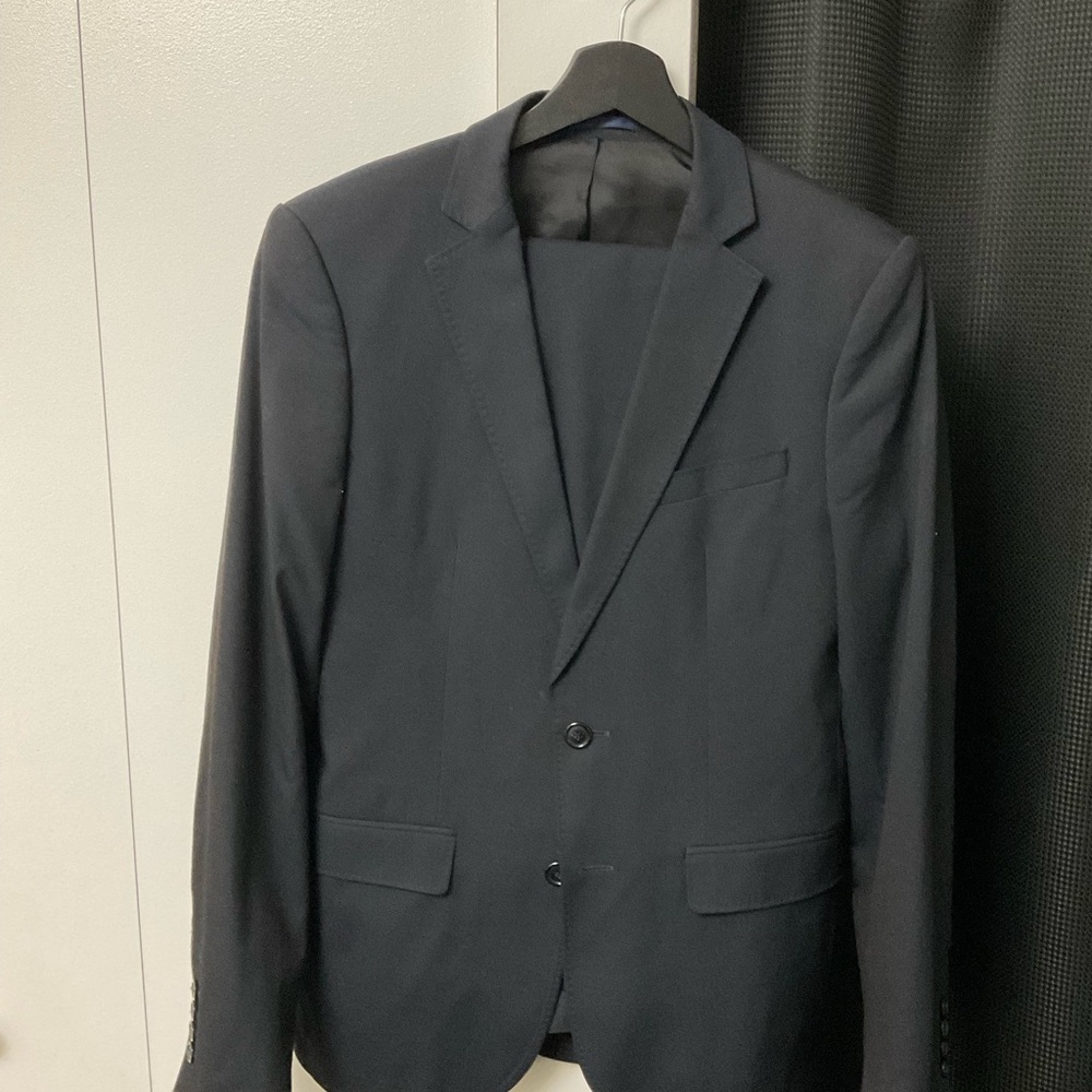 Classic Dark Blue Men's Suit